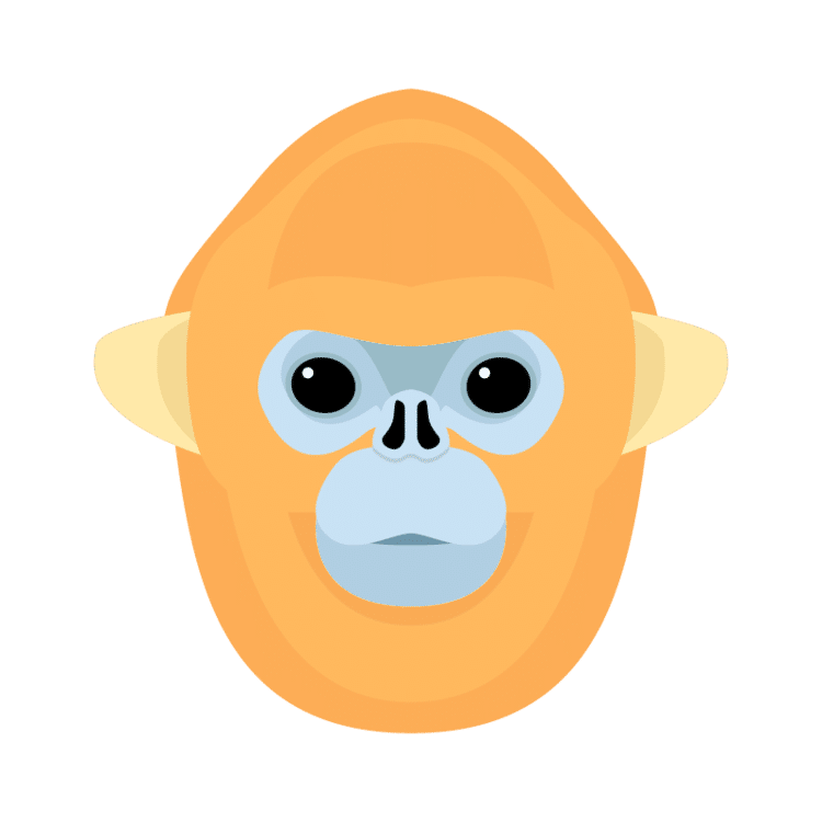 いろいろ オランウータン イラスト 2953 オランウータン オス イラスト