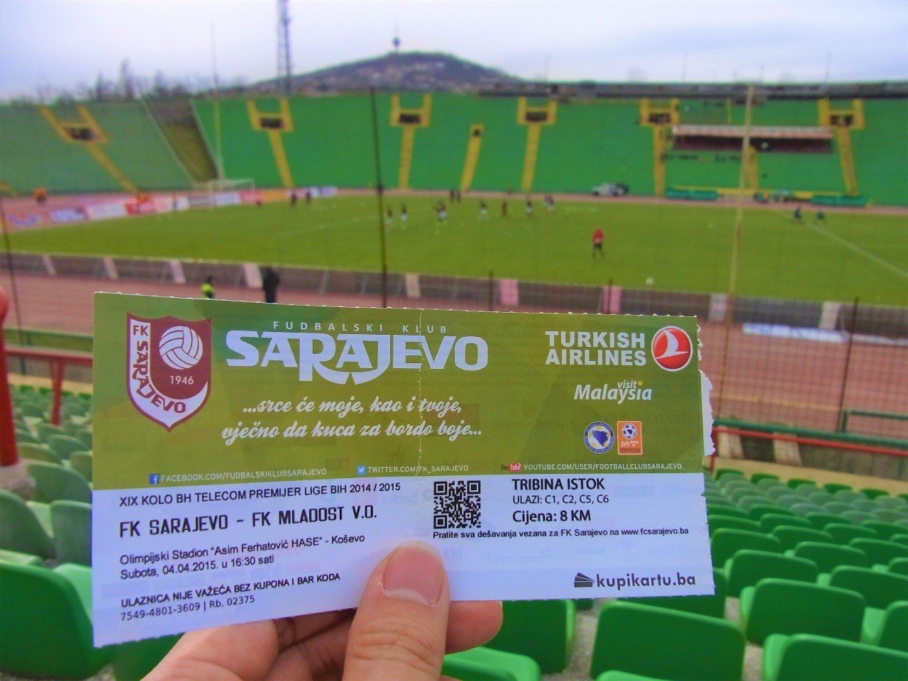 初めてサラエボでサッカーを観た結果 思わぬことになった ほりけん Note