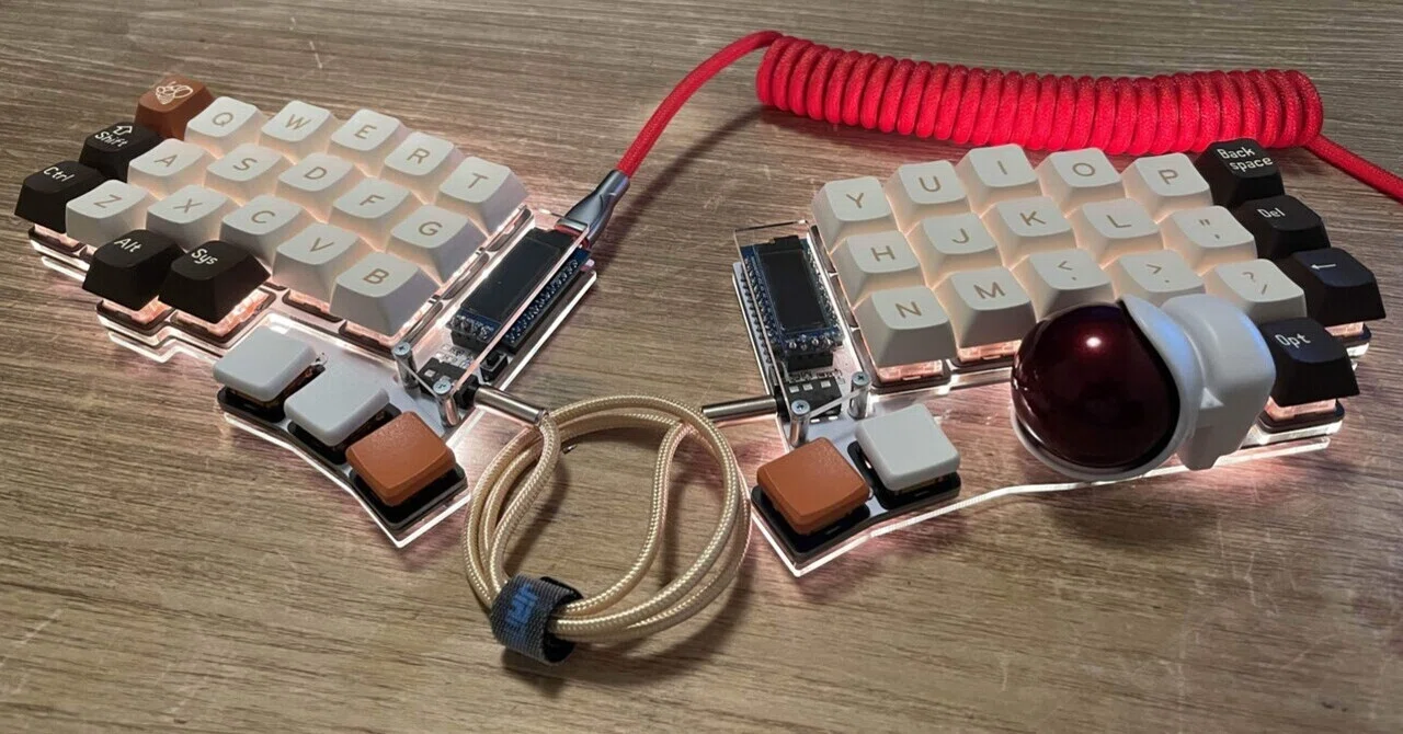 センサー、読み取り基板なし】keyball39組み立てキット うっとうしい