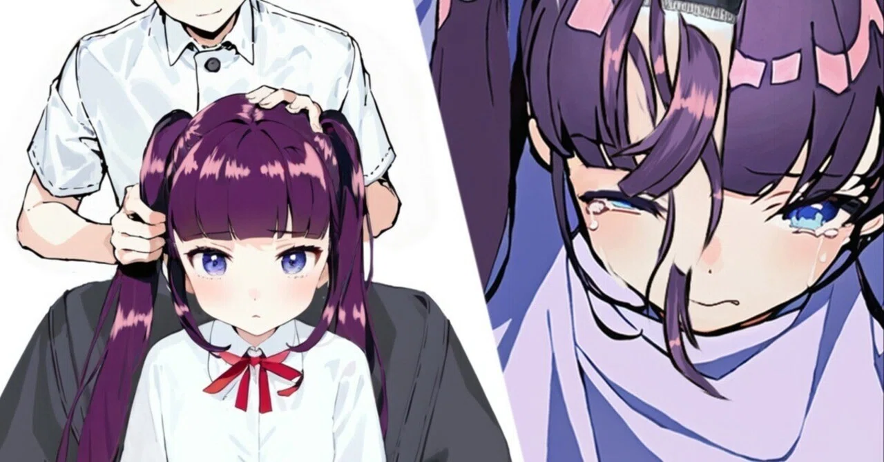 【AIイラスト研究：差分含め5枚】黒髪ツインテールのバリカンカットイラスト集制作に向けて｜Hair Salon Alocer