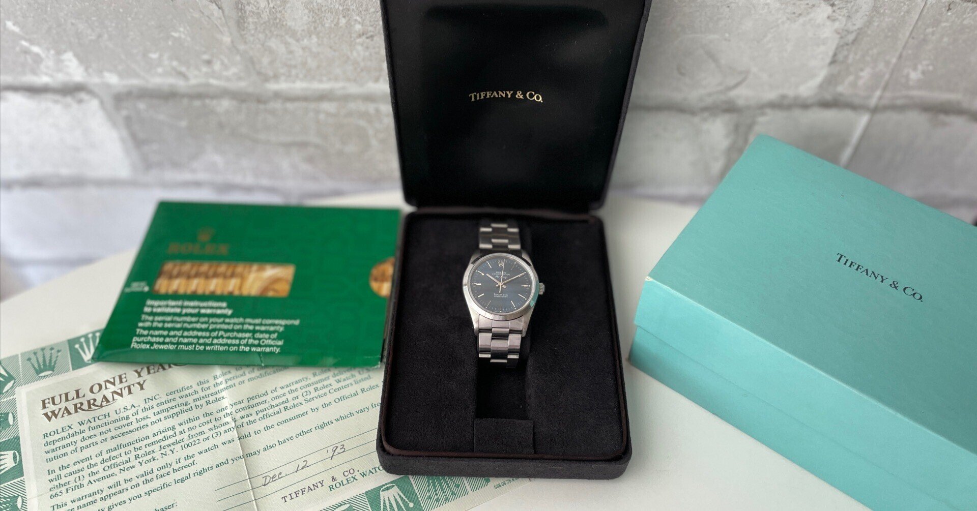 TIFFANY&Co.時計ケ−ス箱付き TIFFANY&Co.時計ケ−ス箱付き