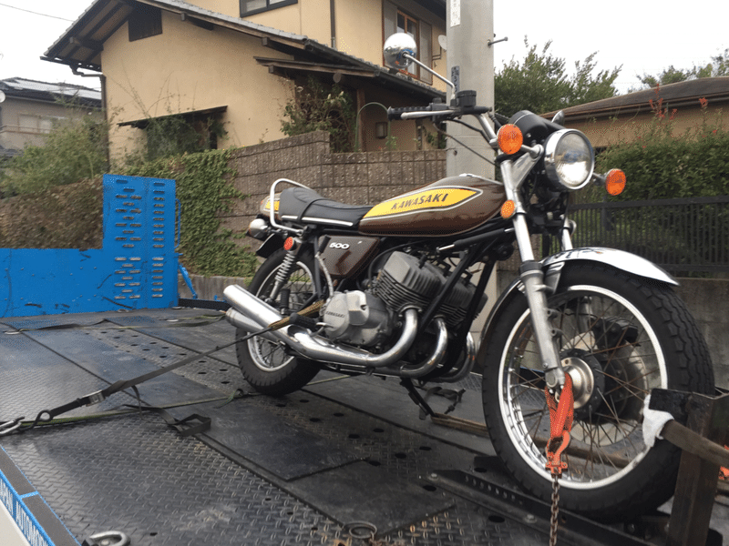 マッハ　ss500  ゼンシンマフラー　初期 マッハss500 ゼンシンマフラー初期