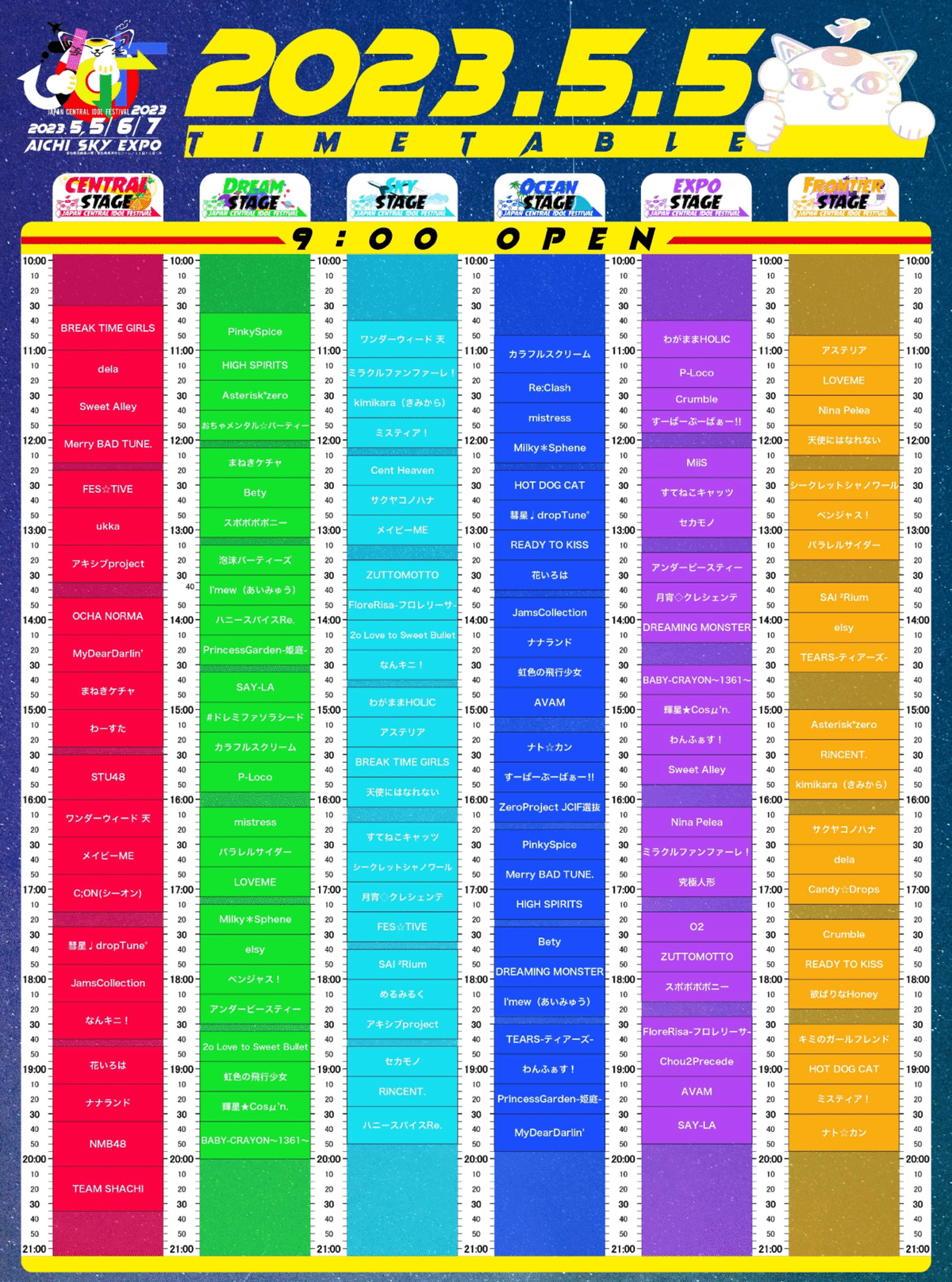 JAPAN CENTRAL IDOL FESTIVAL 2023（ライブレポ2023年5月5日