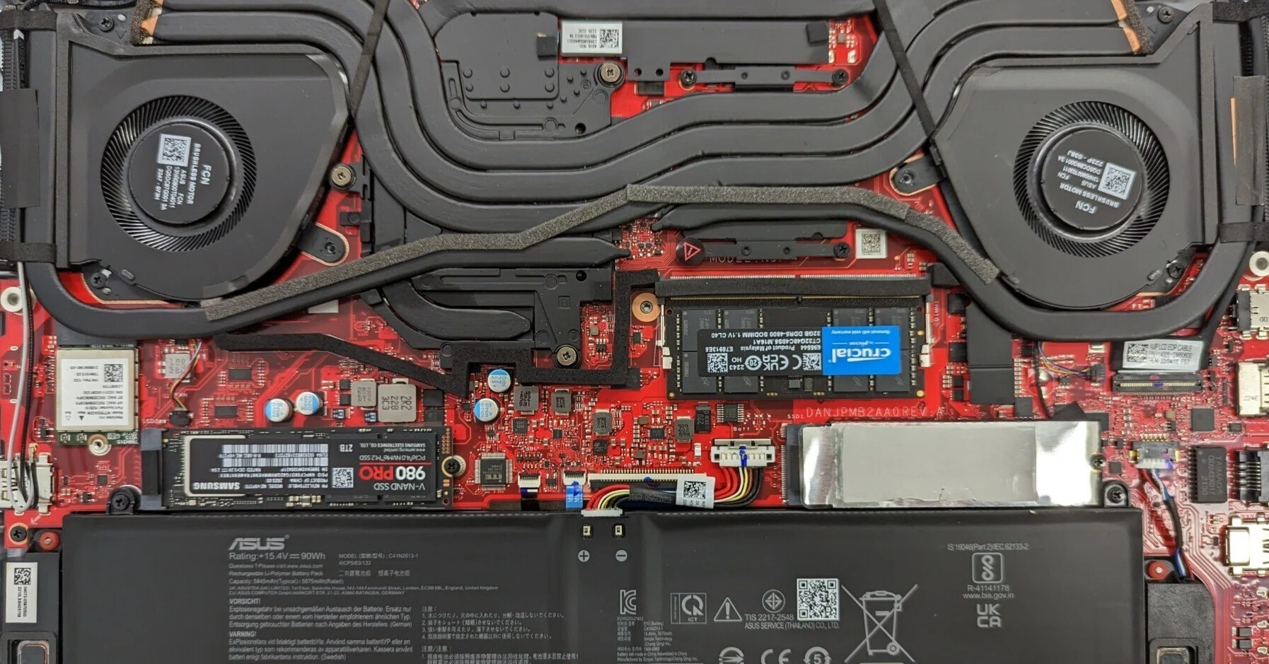 ASUS Zephyrus G15のWiFiカード交換｜Reiki Hattori＠ワクチン接種五回済