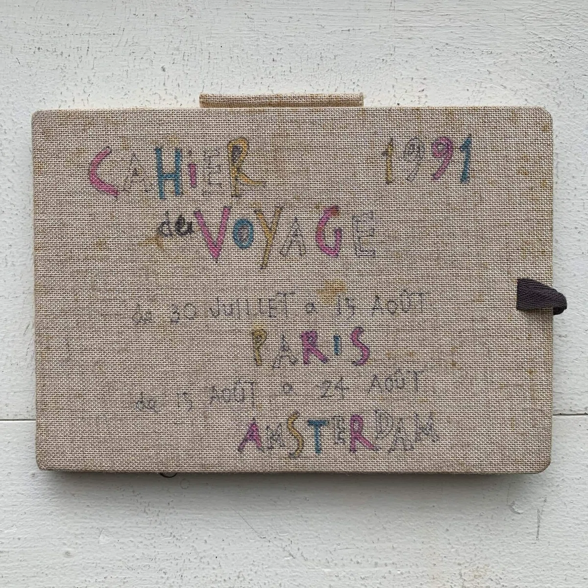 "Cahier de Voyageパリ-アムステルダム旅日記1991"|嶋津まみ