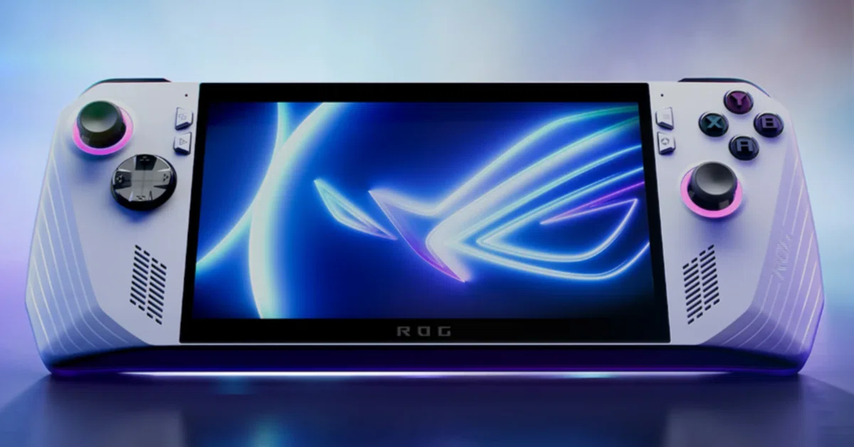 ROG Ally 偏り ゲームデバイス ホワイト