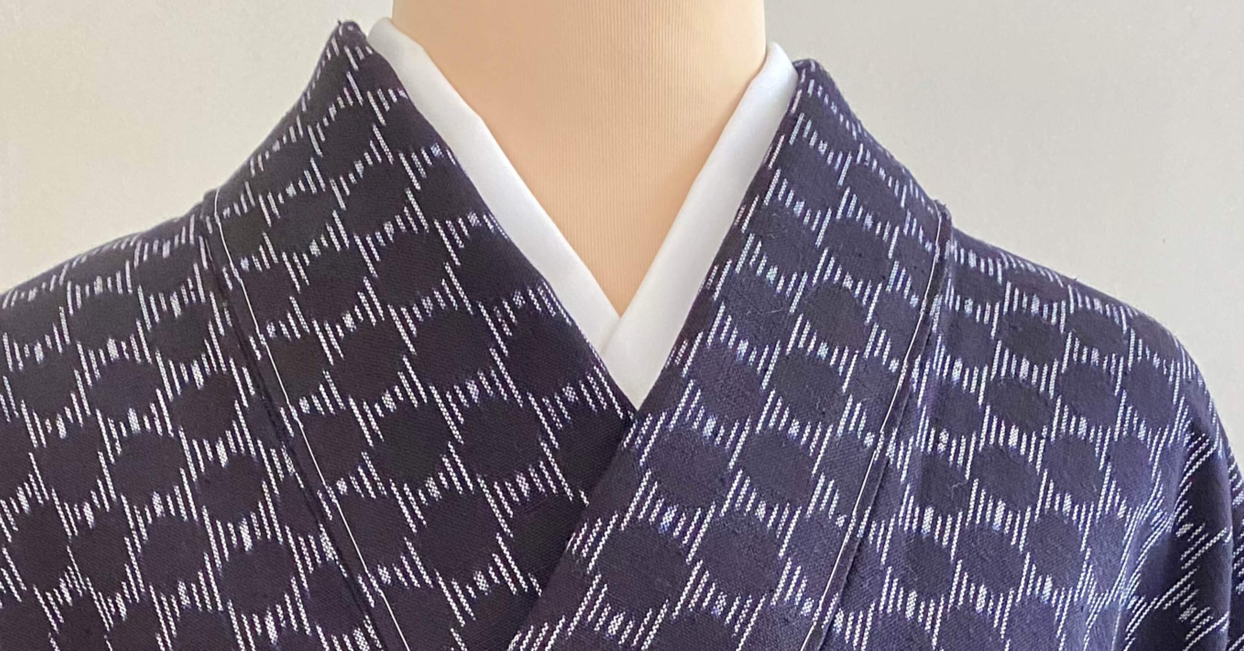 久留米絣単衣着物｜夢吉きもの