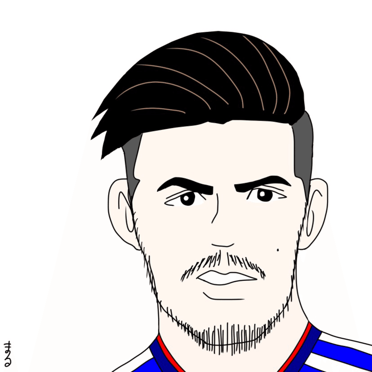 EPOCH 2023 サッカー日本代表 直筆サインカード 石川璃音 イラスト