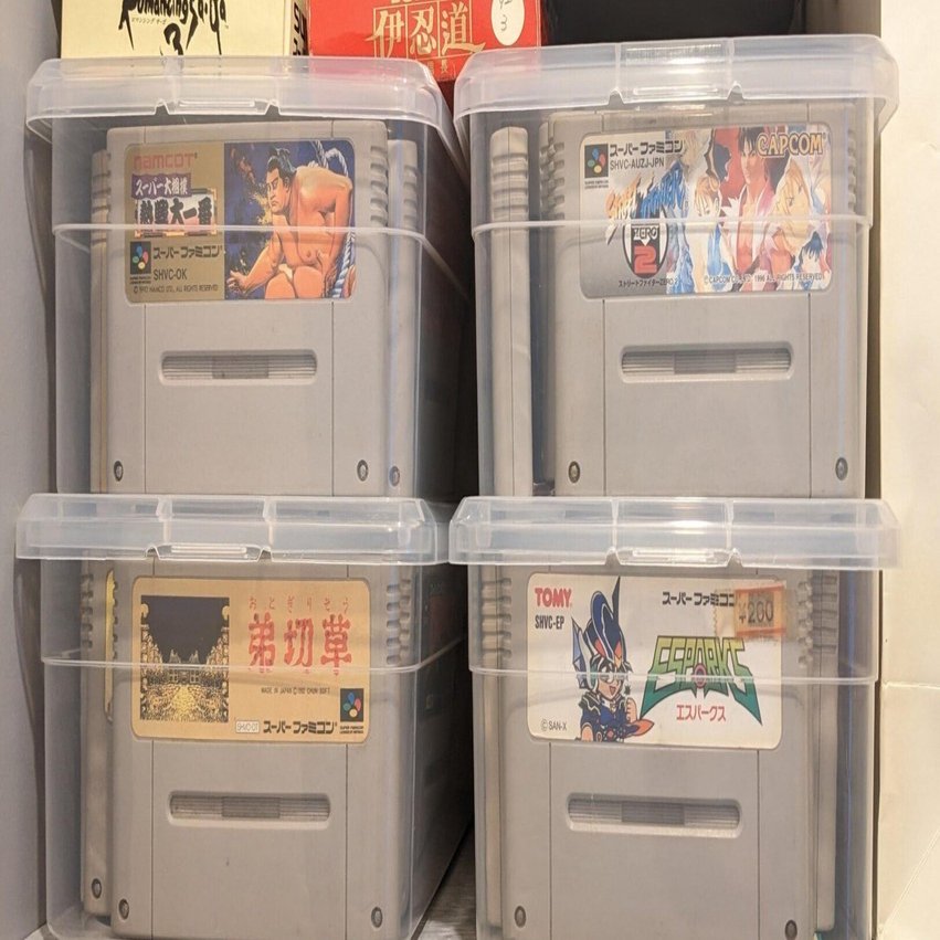 大量のスーパーファミコンソフトとその収納方法を考える｜Yanagi