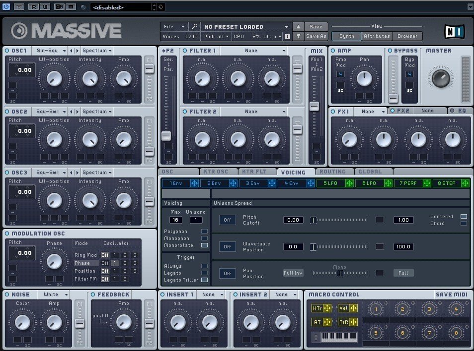 Massiveで宇多田ヒカルAutomaticのイントロの音を作ってみよう Massiveで宇多田ヒカルAutomaticのイントロの音を作ってみよう