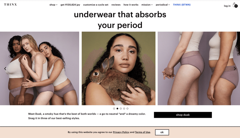 米国女性向け下着d2c市場の関連企業について Lively Thinx 坡山里帆 はやまり Note 米国女性向け下着d2c市場の関連企業について Lively Thinx 坡山里帆 はやまり Note