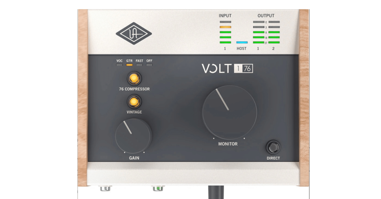 上品なファッション UNIVERSAL AUDIO 176」を使ってた｜あいろん VOLT DTM・DAW