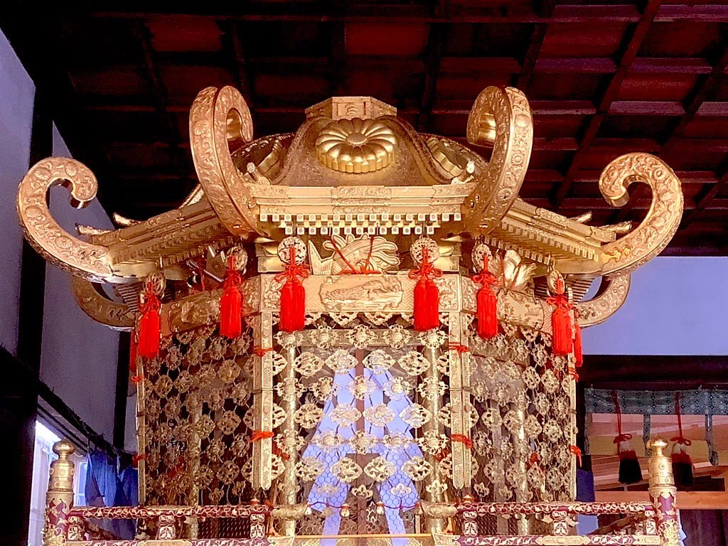 今宮神社の神輿2023｜京金箔押常若