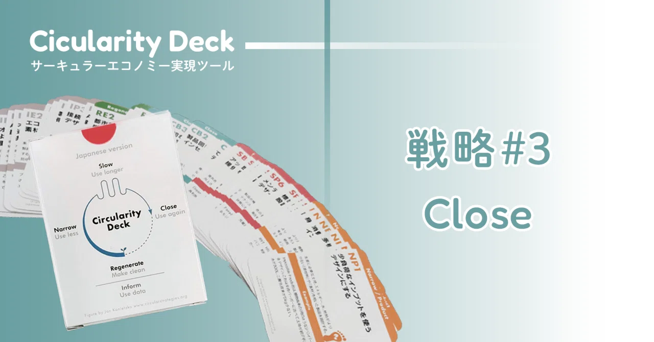 【美品】Circularity Deck サーキュラーエコノミー用カード サーキュラーエコノミー戦略 #3 Close｜Members＋ 脱炭素DXレポート