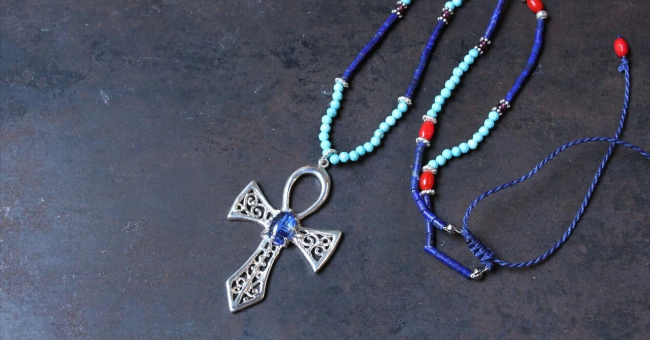 生命の護符 アンクのネックレス｜azur.jewelry｜金属と石の装身具作家