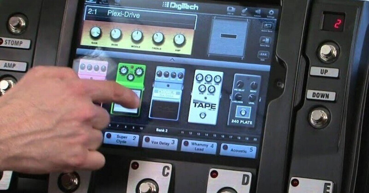 デジタルガジェットとエレクトリックギターについて サンプルを