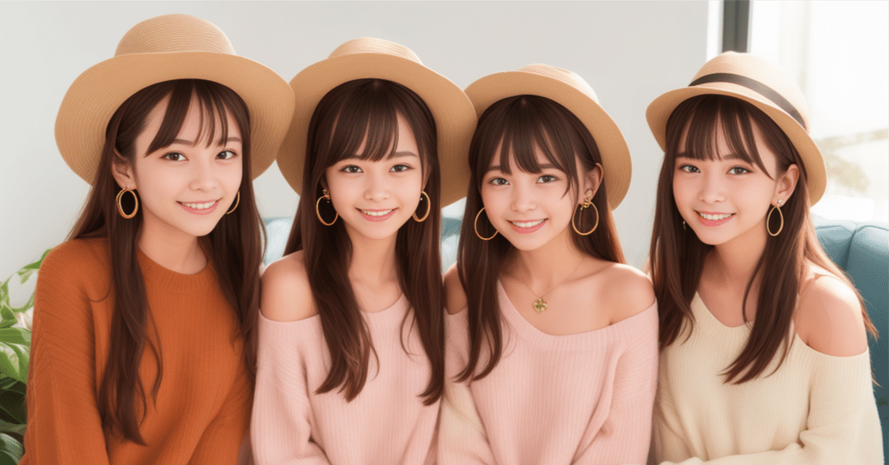 高解像度　画像　女 AI・Shiori 高解像度で複数女性のお嬢様ショットを撮ってみる｜りとるけい