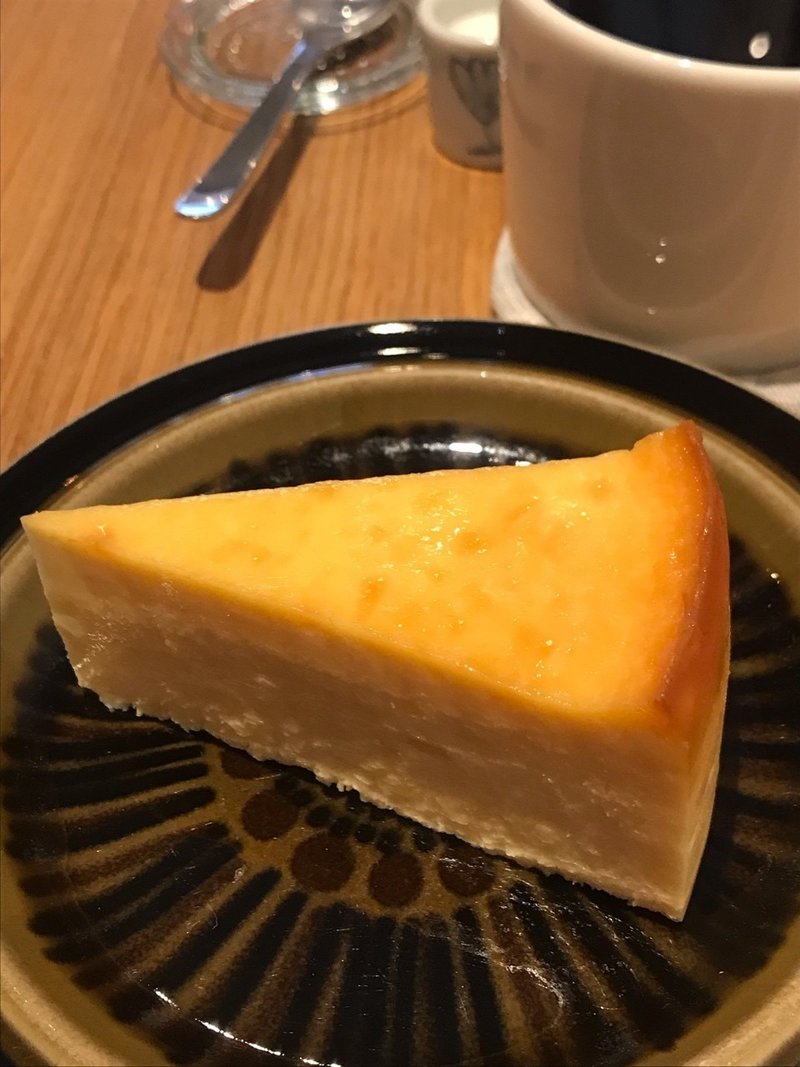 本日の救済 近場カフェにて チーズケーキ Clione Note