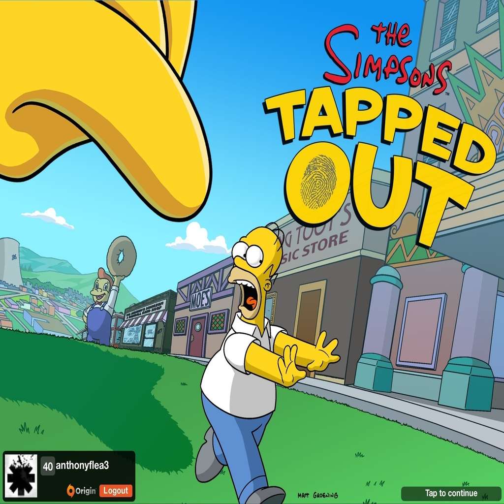The Simpsons Tapped Out Anthony Note