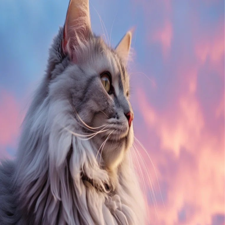 AI猫写真 vol.38 空を見上げる猫｜Yoshihiro Tanaka | taziku