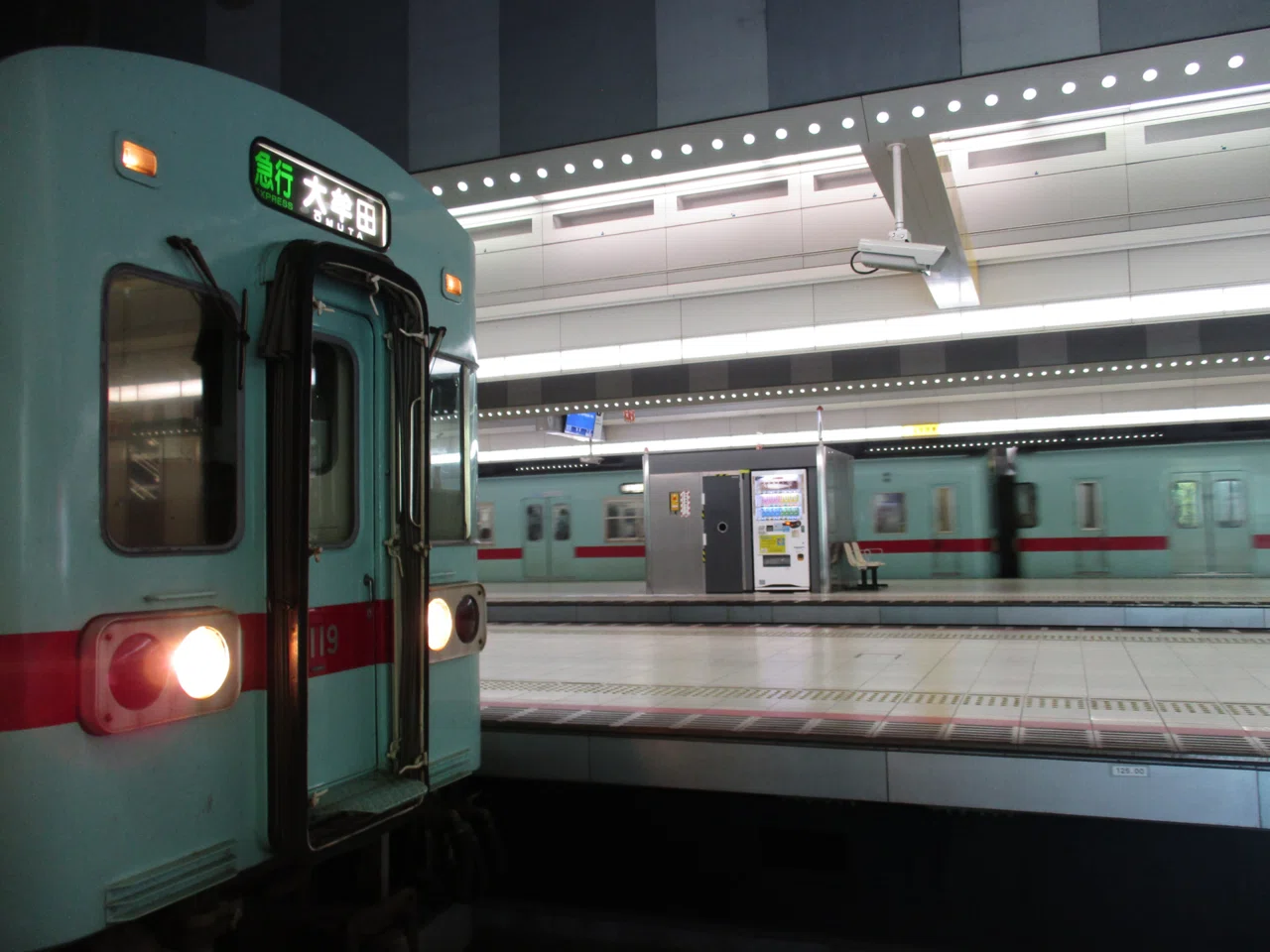 天神地下鉄 駅の模型 車両無し 駅のみ 博多 天神 プラレール 日本製 
