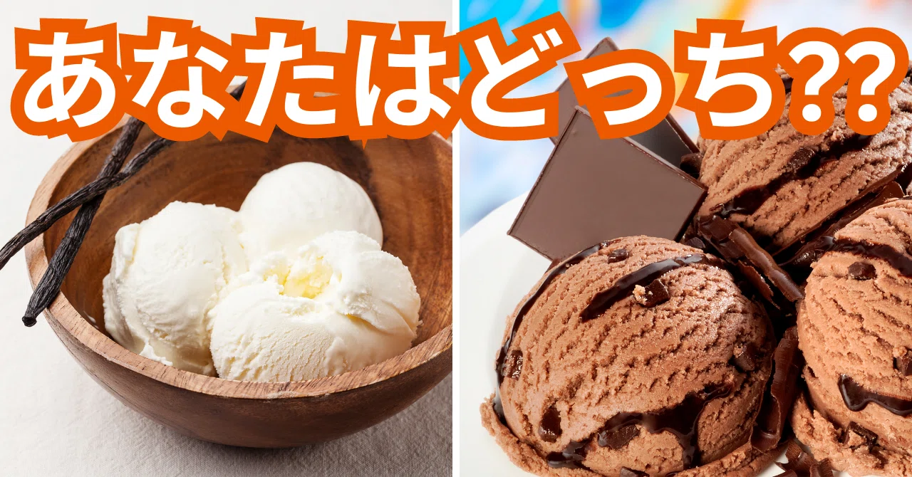 バニラ味かチョコ味、アイスで選ぶならバニラを選ぶ方がよい。賛成か