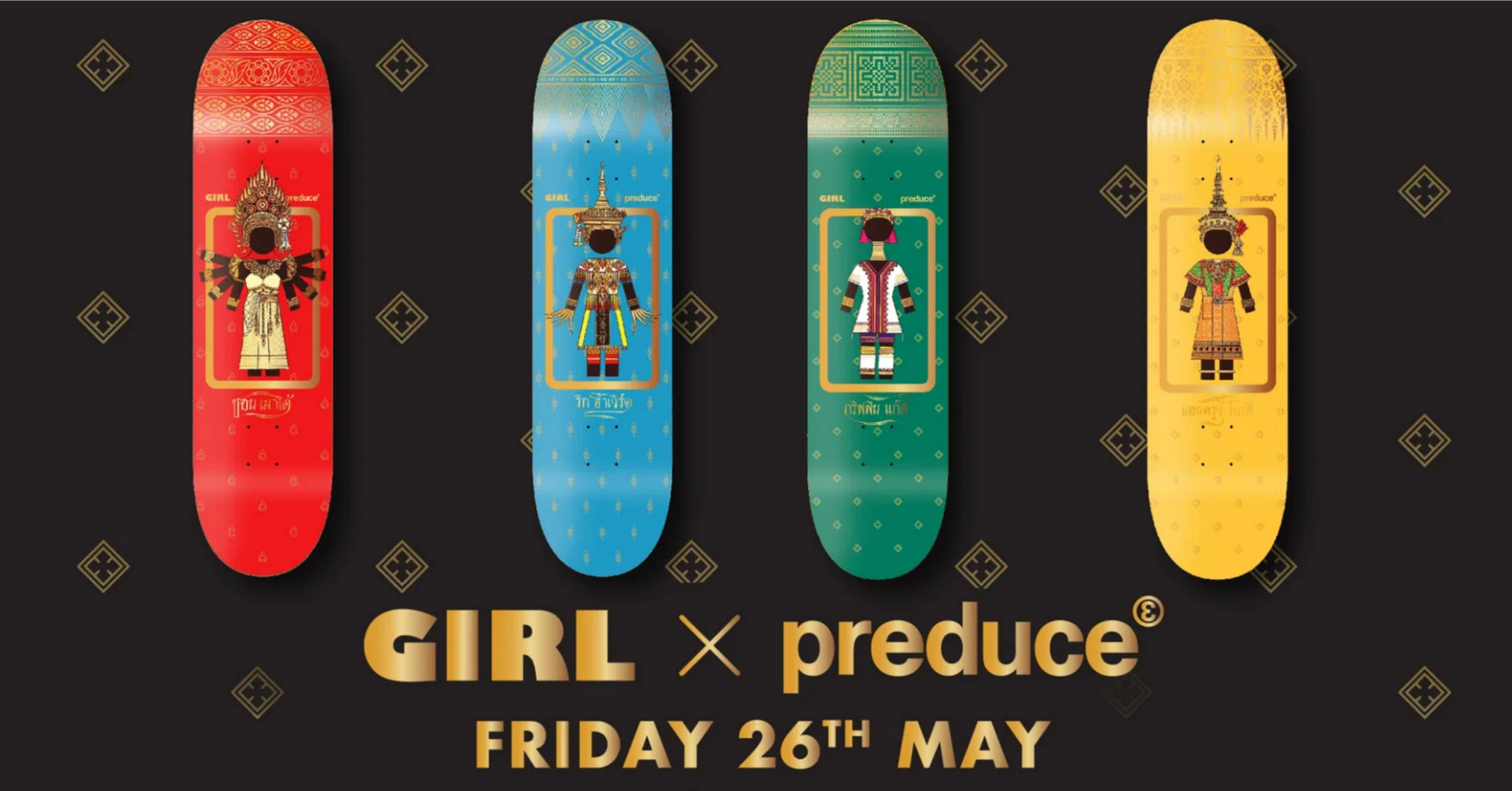 GIRL x PREDUCEコラボデッキリリース！｜taepelobkk