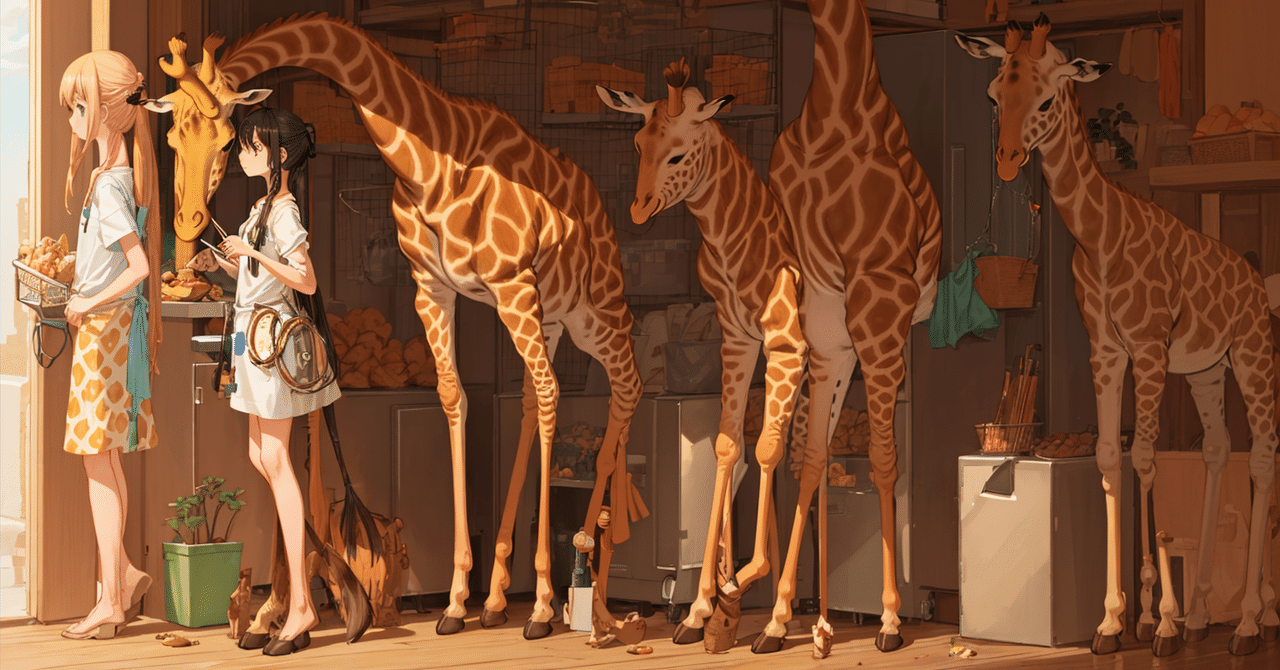 Q．どうやってキリンを冷蔵庫に入れますか？｜羽梟