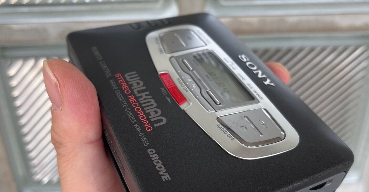 今日のカセットウォークマン履歴20230522｜リョウ