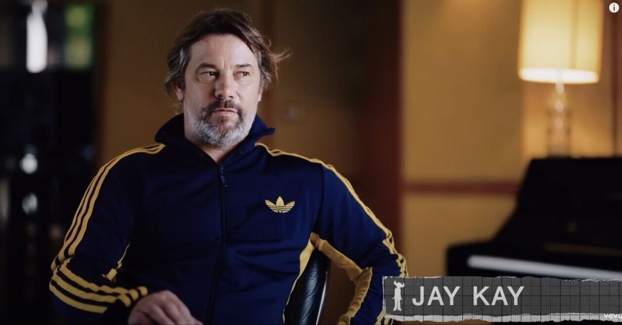 JAMIROQUAI x DESCENTE ジャージ ジャミロクワイ ジェイ・ケイのアディダスジャージ｜小野蟷螂