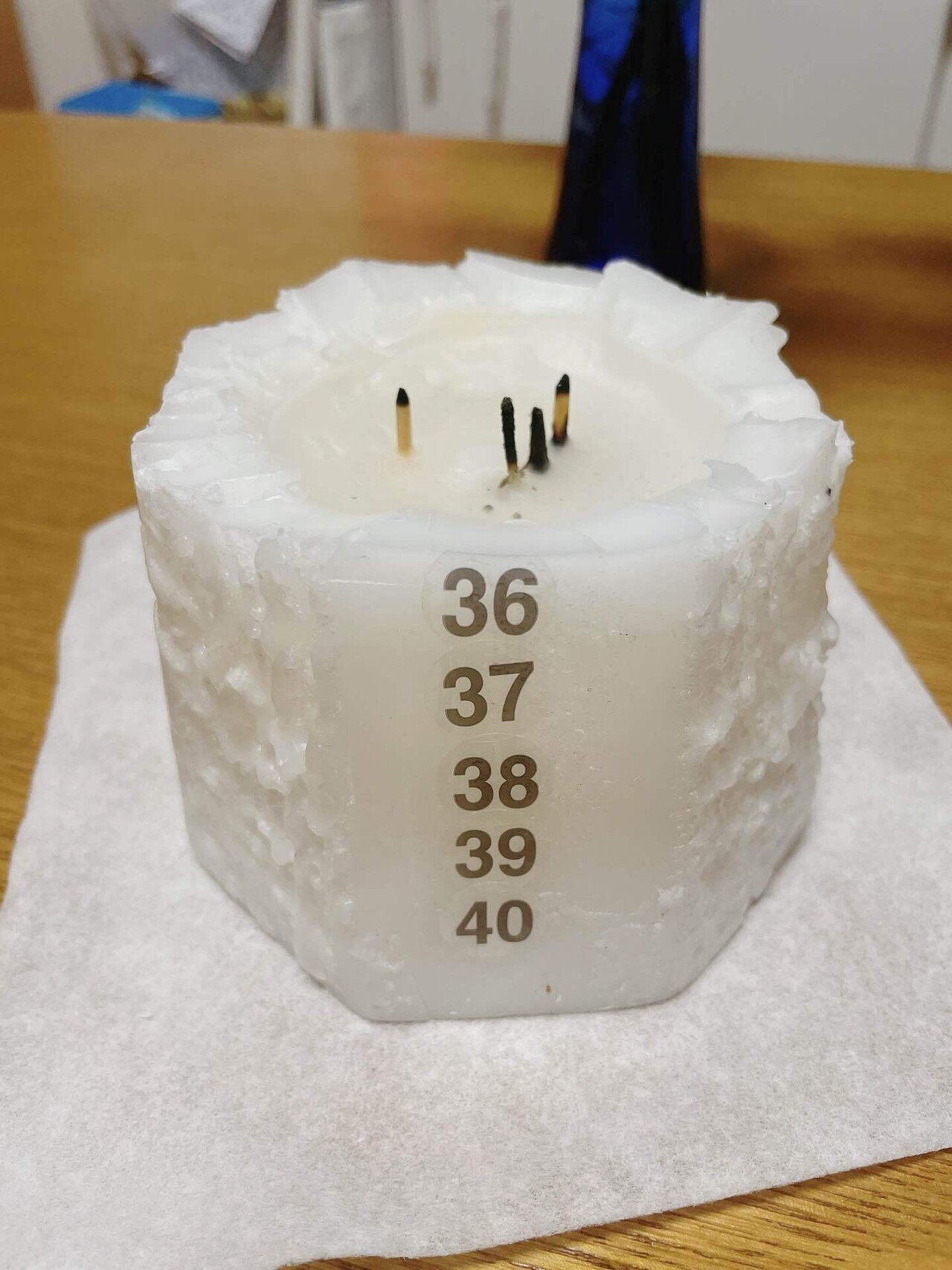 そして35周年のキャンドル（理科系夫と結婚記念日)｜あつこ（65