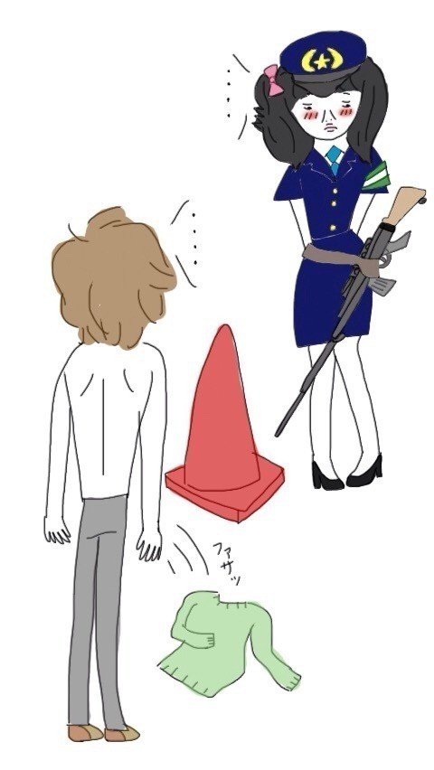 職業シリーズ 女性警察官 たかはしちゃん イラスト Note