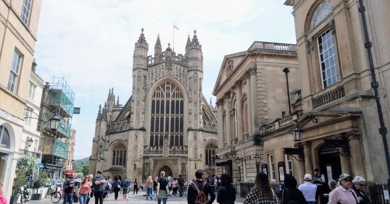 イギリス国内の旅: #4 世界遺産Bath (バース）The Bath Abby (バース修道院）