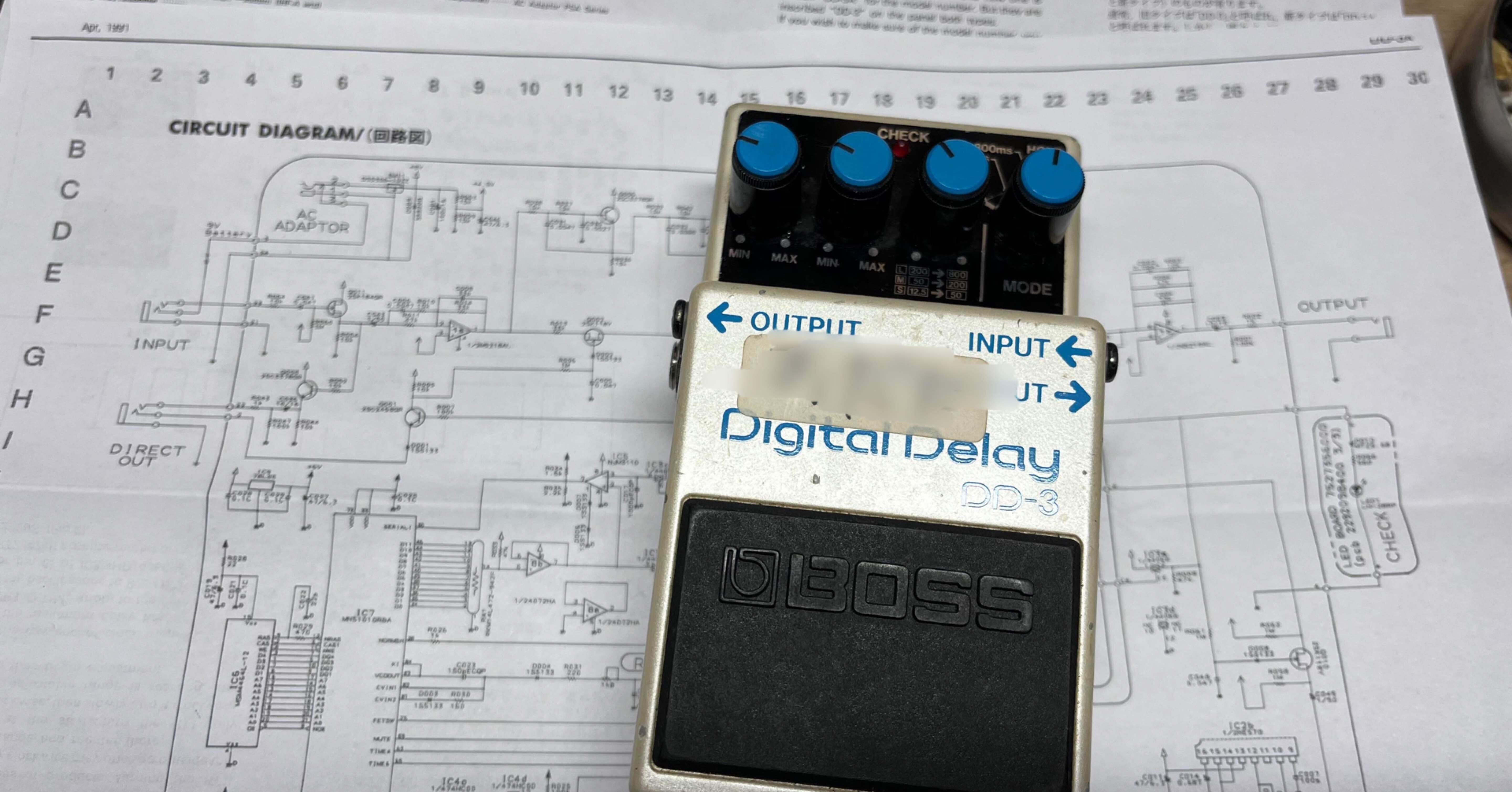 BOSS DD-3修理｜そうるまん
