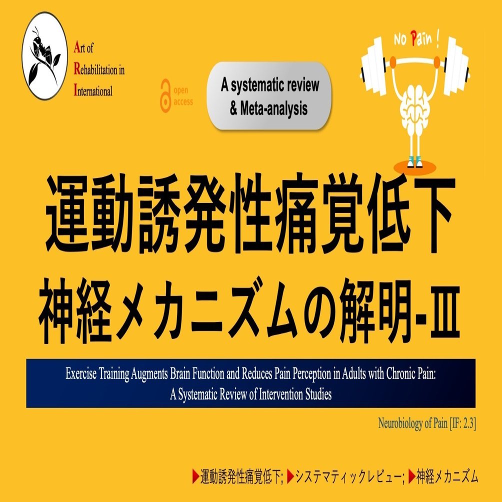 運動誘発性痛覚低下神経メカニズムの解明-Ⅲ｜Super Human