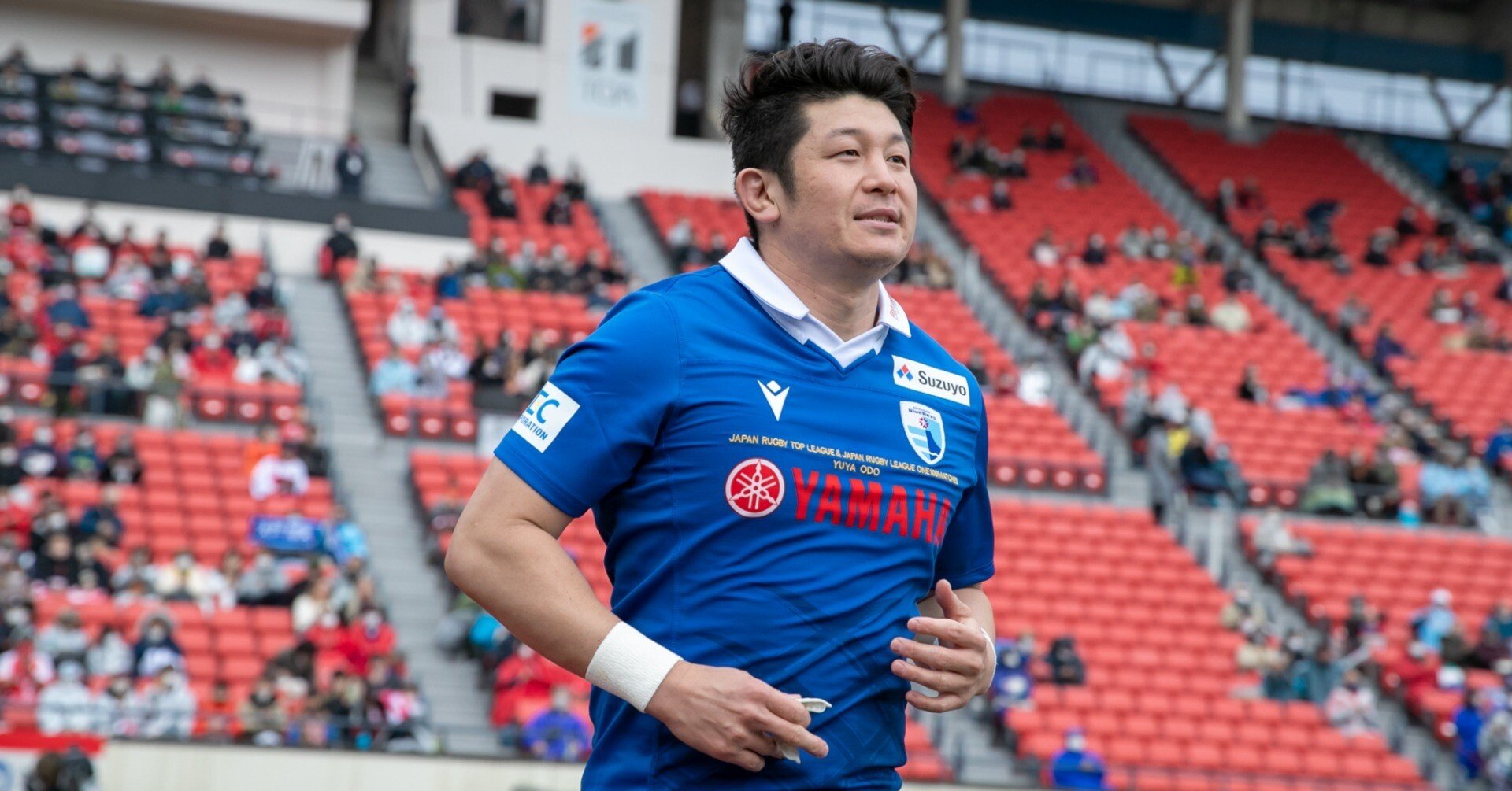 ラグビーヤマハジュビロ・ピステ６番 ジュビロ磐田・着用モデル】プラクティス ピステトップ AFMJ513
