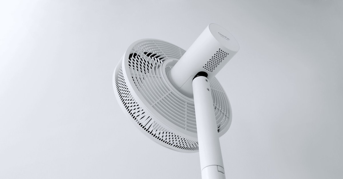 屋内に吹く風を変えた世界初のDCモーター扇風機｜BALMUDA