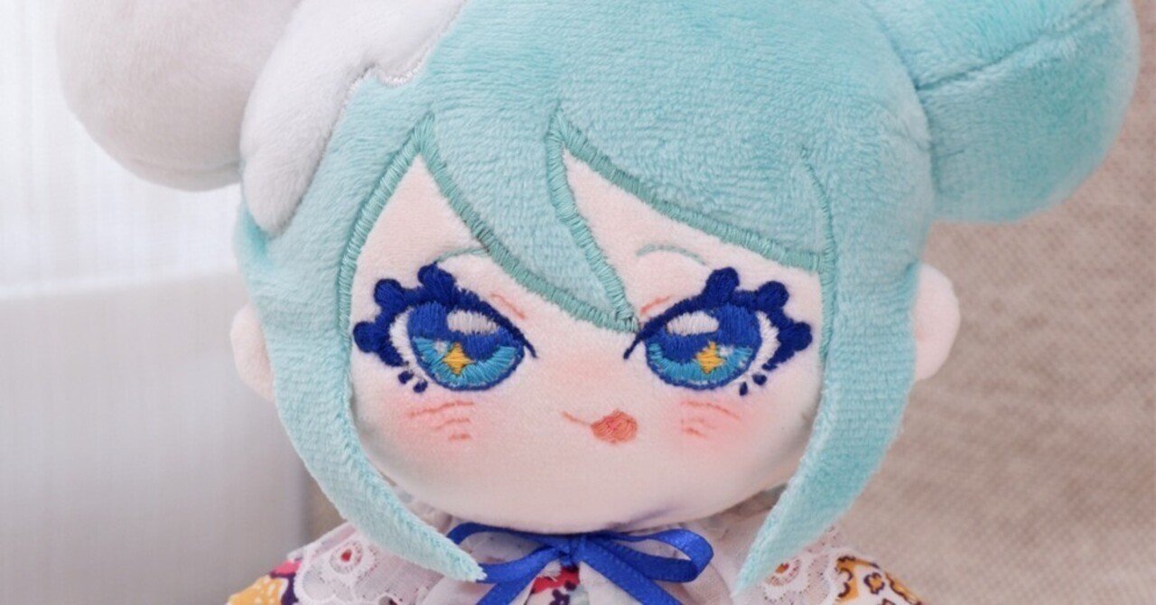 15cm自作ぬい①メロンクリームソーダ｜キミカゲ(君影草)