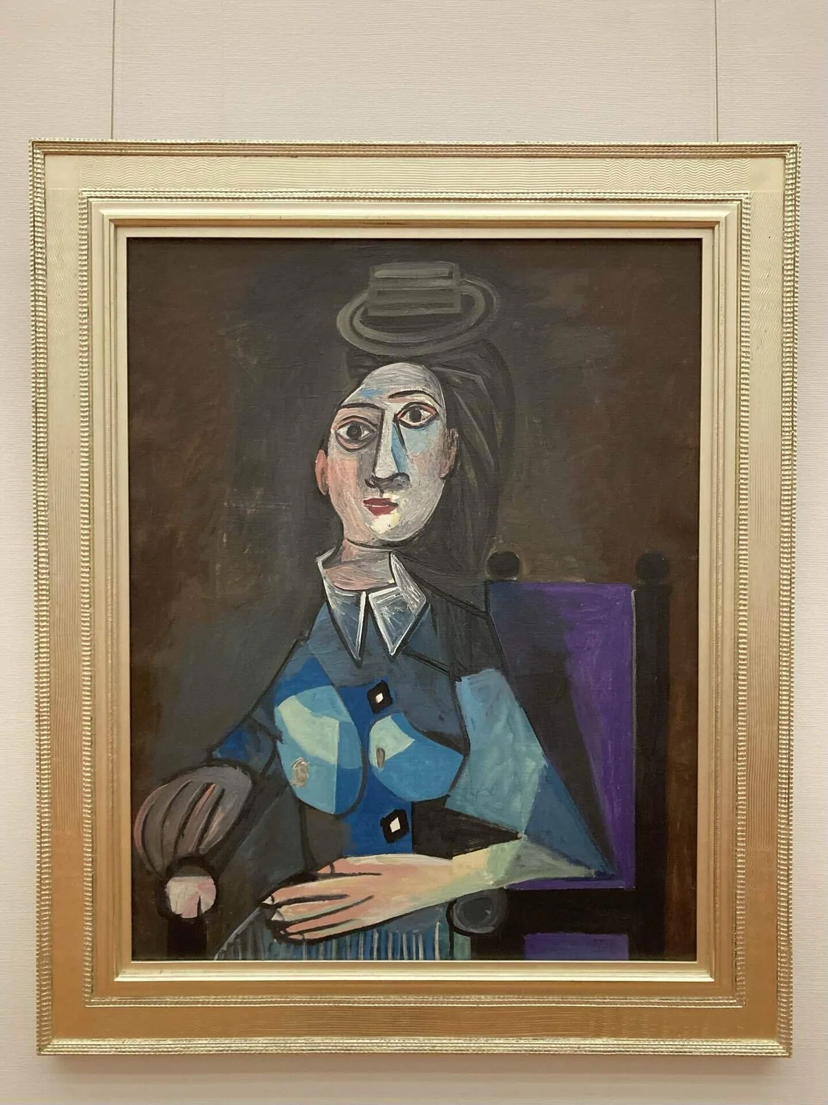 ルノアール 帽子の女 工芸画 （85 国立西洋美術館 帽子を被った女たち 