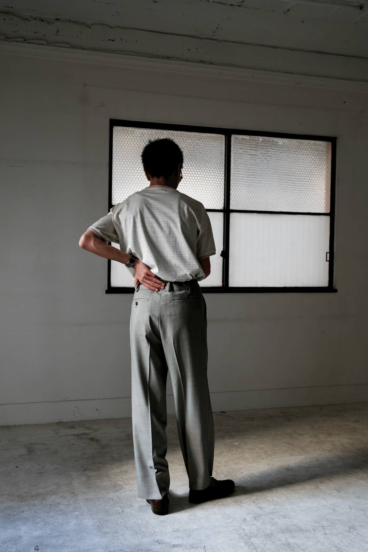 サイズ1 ブラック 未着用】 MAATEE&SONS EX.俺たちのスラックス