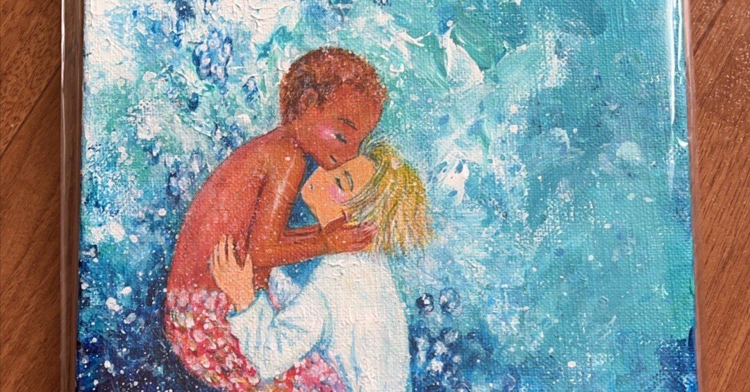 人生で初めて自分のオリキャラをプロの画家に描いてもらった｜小林