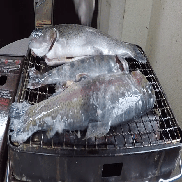 釣りたてアマゴ ニジマスを焼いて食った 浄蓮の滝 ブラ珍 中伊豆編 第3話 おっ３ブラブラ珍道中 Note