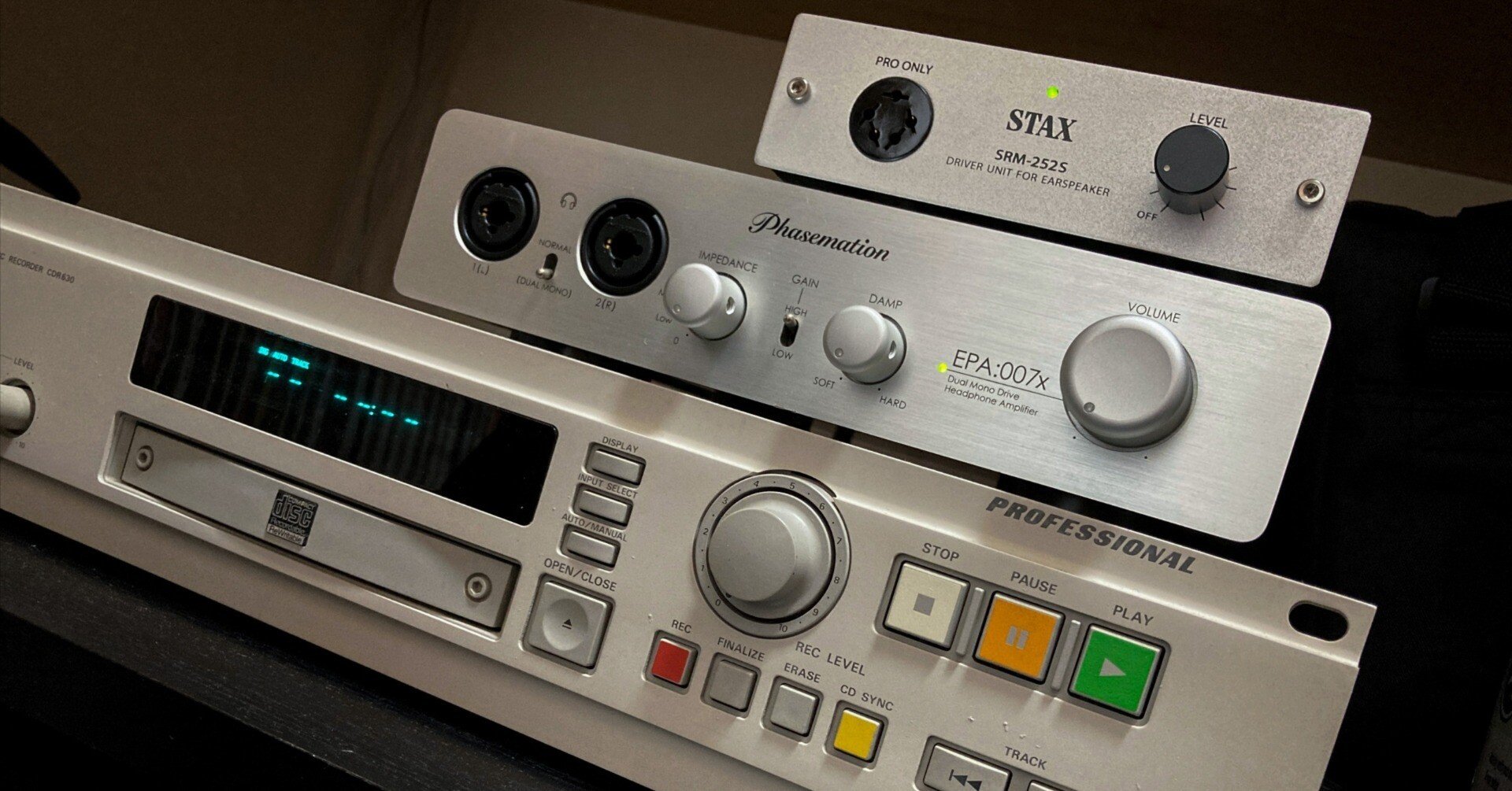 SRM-252S STAX スタックス STAX SRS-3100 Electrostatic Earspeaker System. (SR-L300 / SRM-252S