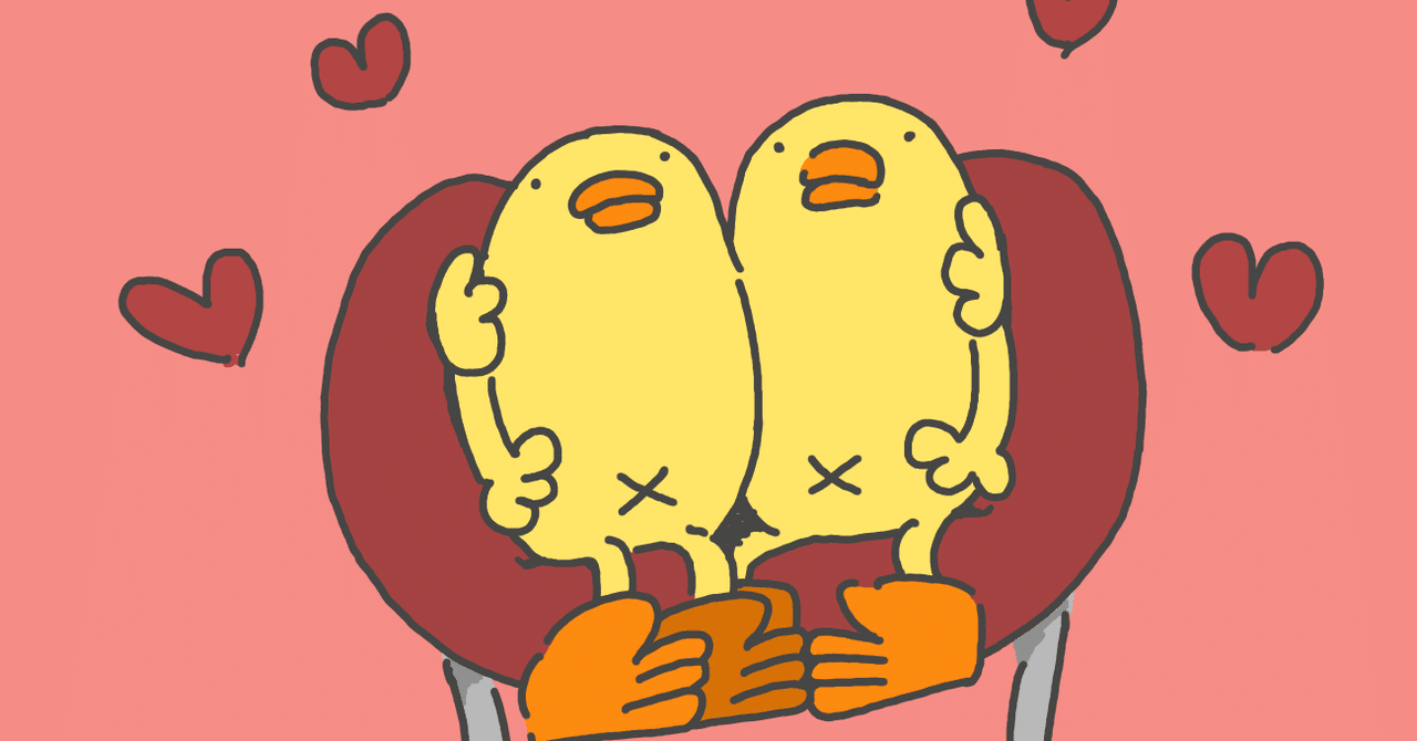 今日のひよこ人間ぴよ（イラスト） and インスタLIVE配信あったかい