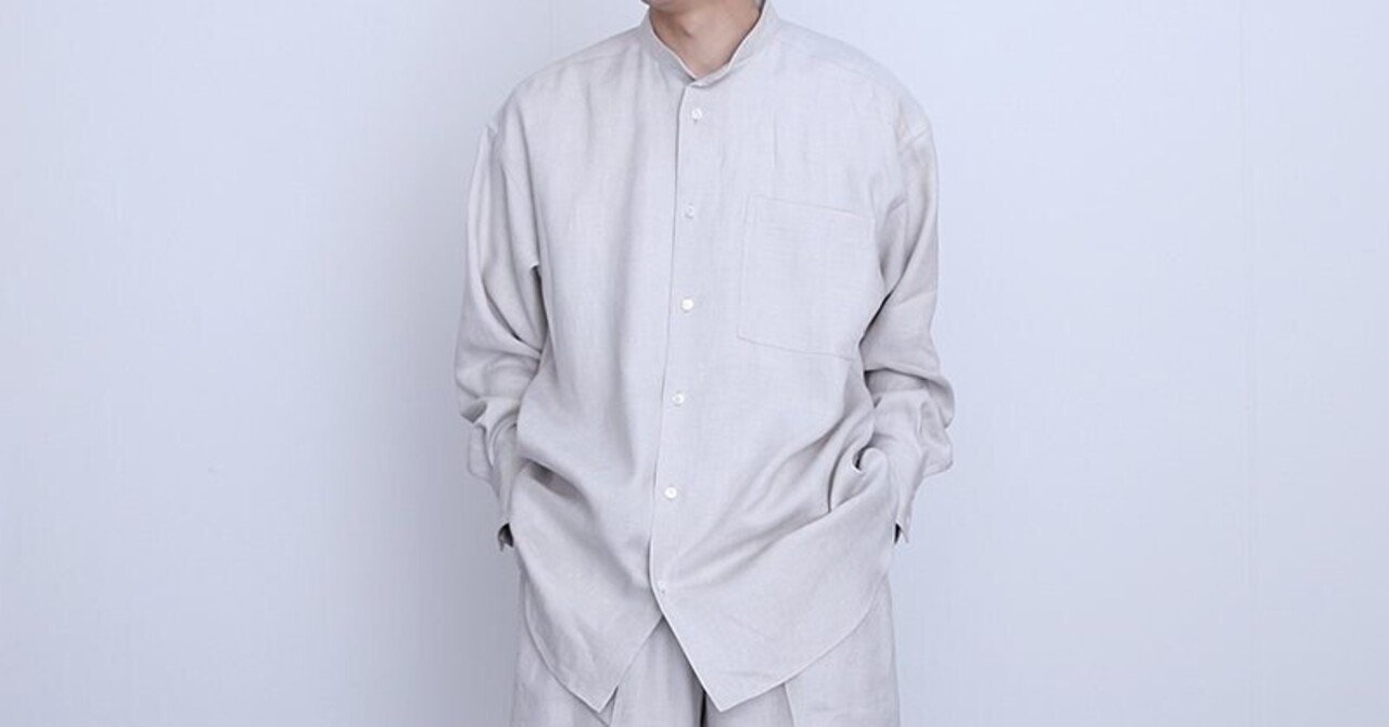 これからの時期に活躍してくれる【POSTELEGANT】LINEN SILK SHIRT