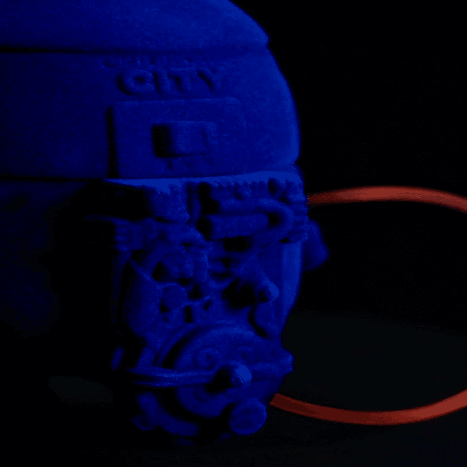 ミロクマルCITY インターナショナルミロクブルーベルベット｜MIROCK TOY