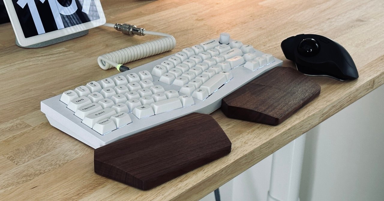 ハの字型になっているから打ちやすい！「Keychron Q8」キーボードを買ってみた｜平野太一