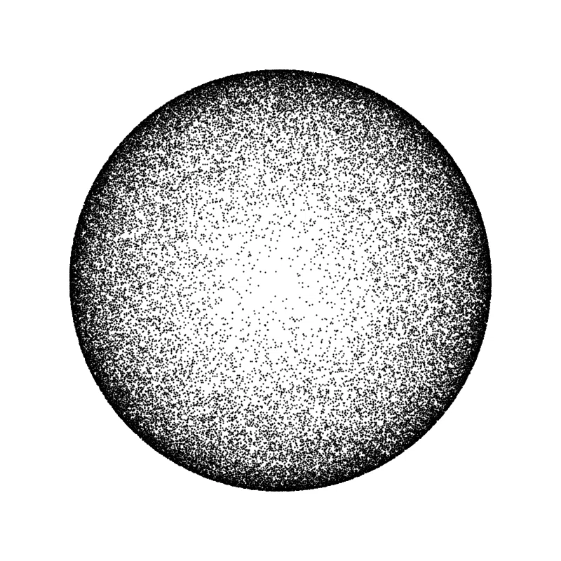 いろいろな円を描く by Processing｜おかず