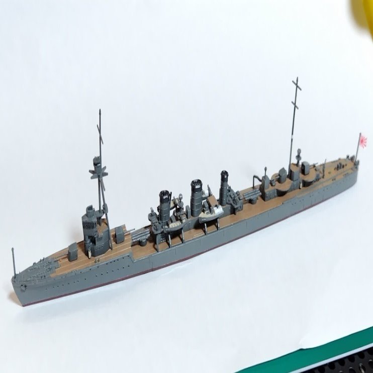 艦船模型「1/700 龍田」を作る・Ⅵ「とりあえず組み終えて」｜荒間大輔