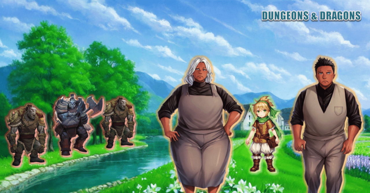 ダンジョンズ&ドラゴンズ：シナリオ案『オークの集落とジャスミン